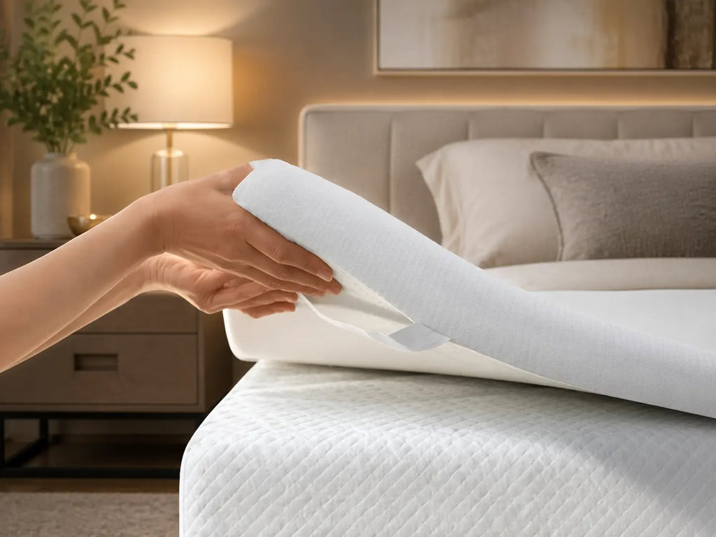 Surmatelas gel rafraichissant et mémoire de Forme Ma boutique