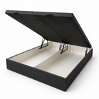 Lit double coffre tapissier Mon Lit Douillet