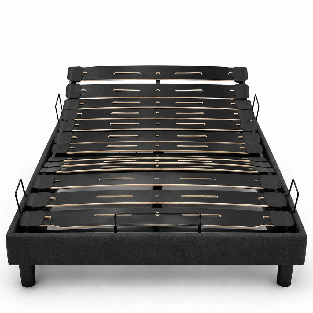 Lit électrique mono finition tissu HT15cm Mon Lit Douillet