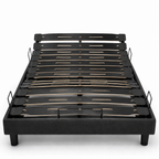 Lit électrique mono finition tissu HT15cm Mon Lit Douillet