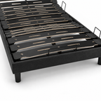 Lit électrique mono finition tissu HT15cm Mon Lit Douillet