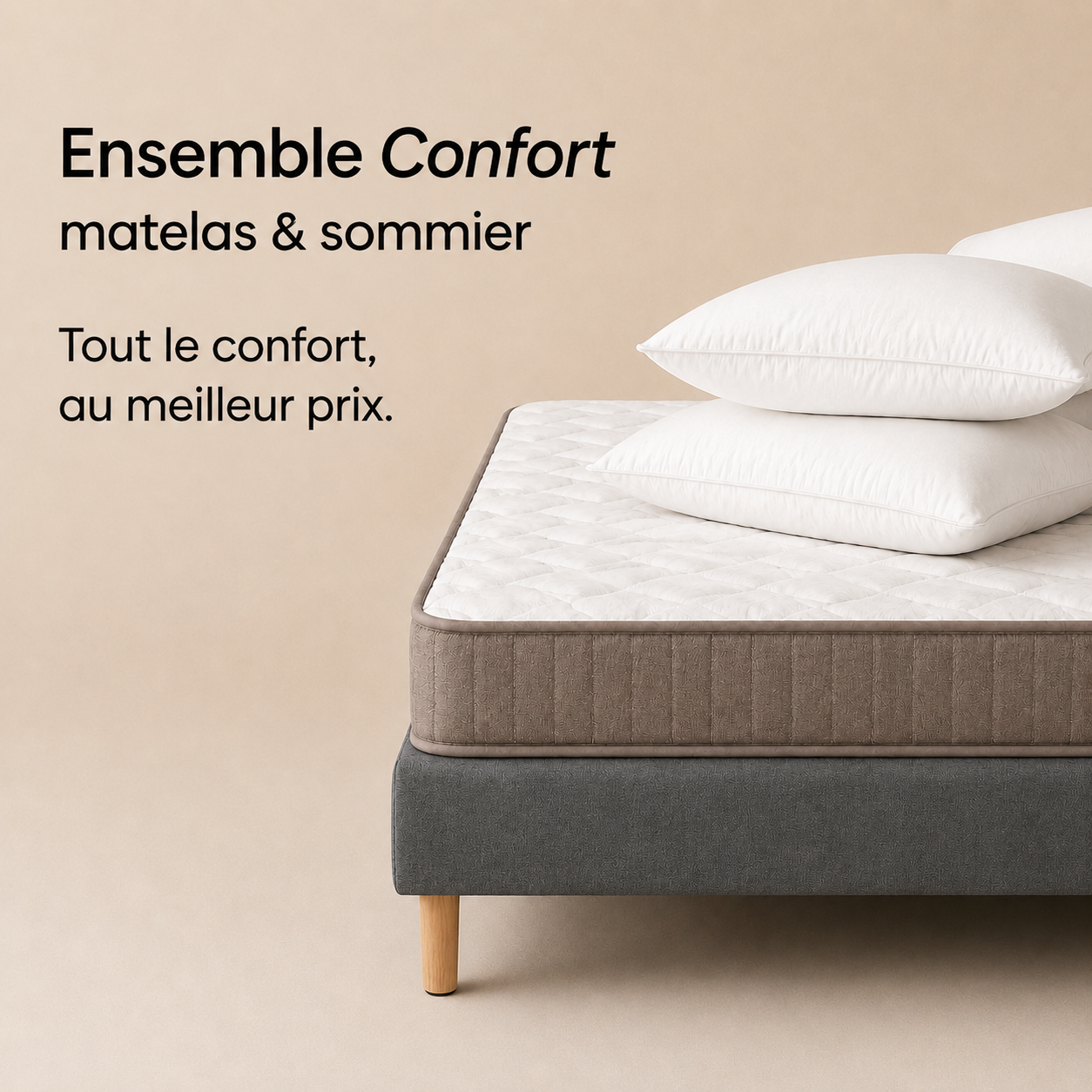 Matelas Ressorts ensachés Rambo 20cm Mon Lit Douillet