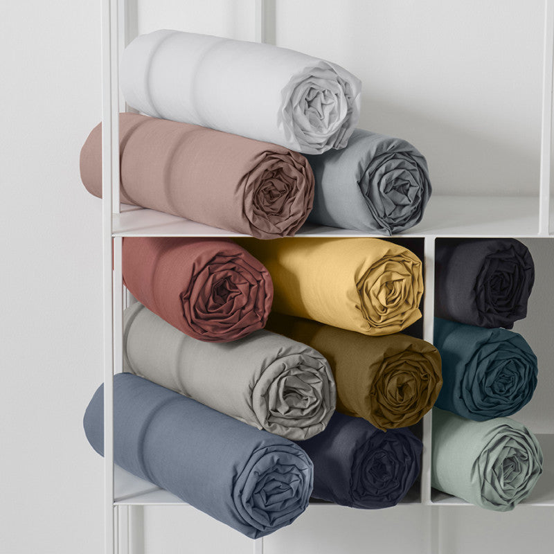 Drap-housse 100% coton Bonnet 23cm Essential Ma boutique
